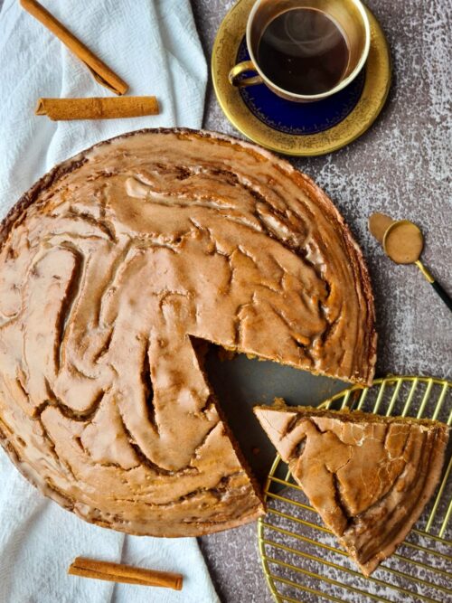 veganer Zimtschnecken-Kuchen